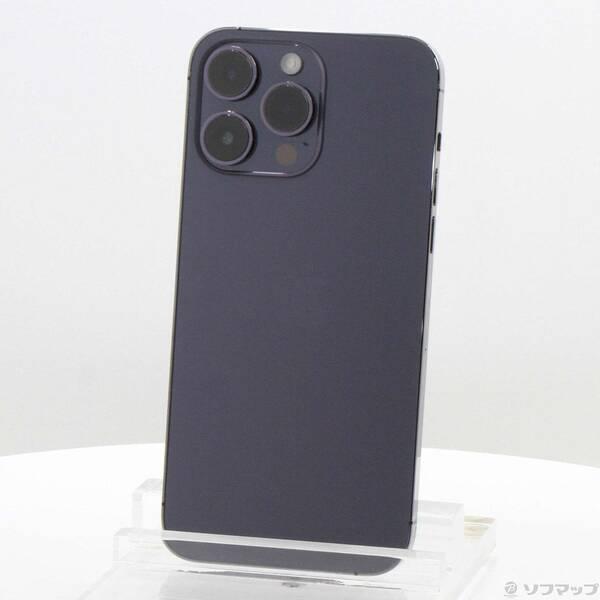 〔中古〕Apple(アップル) iPhone14 Pro Max 256GB ディープパープル MQ9E3J／A SIMフリー〔305-ud〕 | 