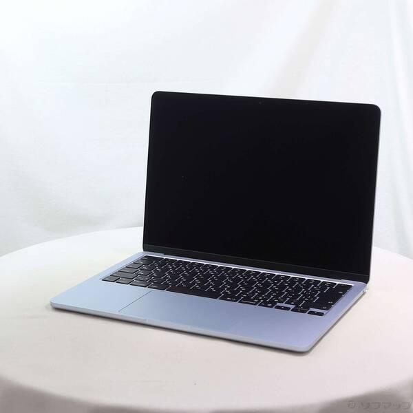 〔中古〕Apple(アップル) MacBook Air 13.6-inch Early-2025 MC6U4J／A Apple M4 10コアCPU_10コアGPU 16GB SSD512GB スカイブルー 〔26.3 Tahoe〕〔262-ud〕 | 
