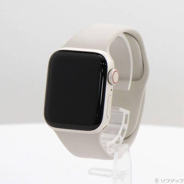 〔中古〕Apple(アップル) Apple Watch SE 第2世代 GPS + Cellular 40mm スターライトアルミニウムケース スターライトスポーツバンド〔348-ud〕 | 
