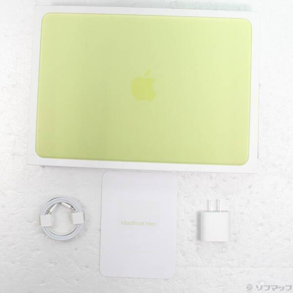 〔中古〕Apple(アップル) MacBook Neo 13-inch Early-2026 MHFD4J／A Apple A18 Pro 6コアCPU_5コアGPU 8GB SSD256GB シトラス 〔26.3 Tahoe〕〔258-ud〕 |  | 04