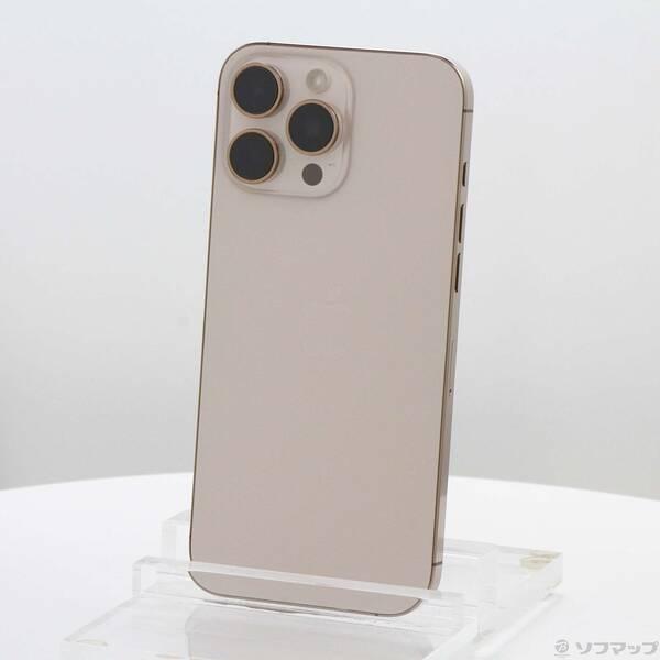 〔中古〕Apple(アップル) iPhone16 Pro Max 512GB デザートチタニウム MYWN3J／A SIMフリー〔377-ud〕 | 