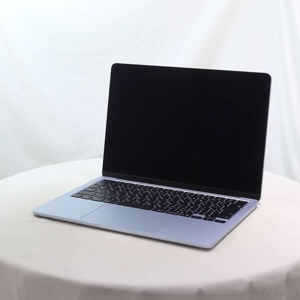 〔中古〕Apple(アップル) MacBook Air 13.6-inch Early-2025 MC6V4J／A Apple M4 10コアCPU_10コアGPU 24GB SSD512GB スカイブルー 〔26.3 Tahoe〕〔344-ud〕 | 