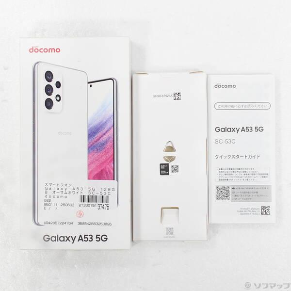 〔中古〕SAMSUNG(サムスン) Galaxy A53 5G 128GB オーサムホワイト SC-53C docomo SIMフリー〔262-ud〕 |  | 04