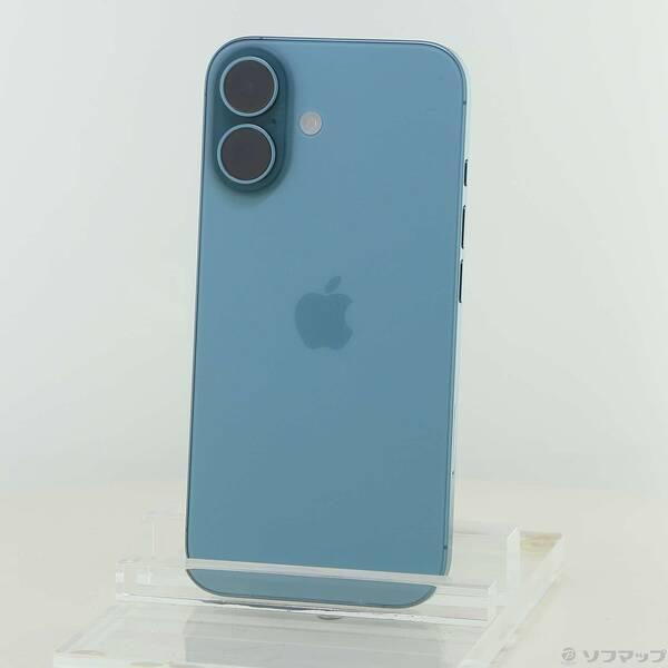 〔中古〕NTTドコモ iPhone16 256GB ティール MYE13J／A SIMフリー〔348-ud〕 | 
