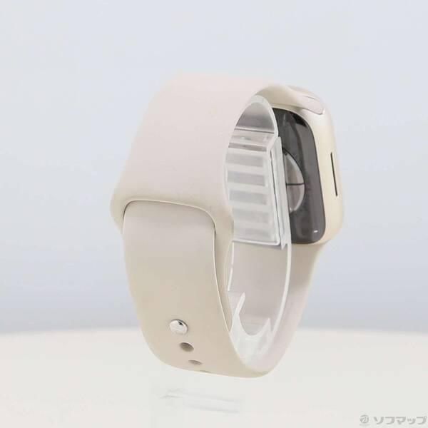 〔中古〕Apple(アップル) Apple Watch Series 8 GPS 41mm スターライトアルミニウムケース スターライトスポーツバンド〔352-ud〕 |  | 02