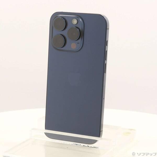 〔中古〕Apple(アップル) iPhone15 Pro 256GB ブルーチタニウム MTUG3J／A SIMフリー〔198-ud〕 | 