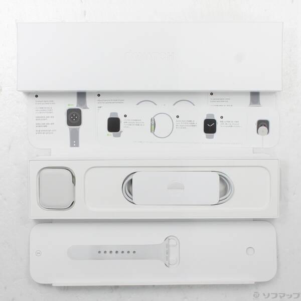 〔中古〕Apple(アップル) Apple Watch Series 8 GPS 45mm シルバーアルミニウムケース ホワイトスポーツバンド〔352-ud〕 |  | 04