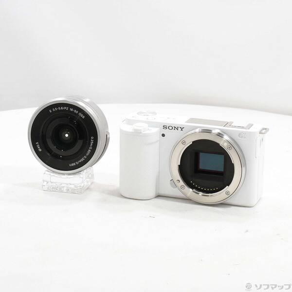 〔中古〕SONY(ソニー) VLOGCAM ZV-E10L パワーズームレンズキット ホワイト〔262-ud〕 | 