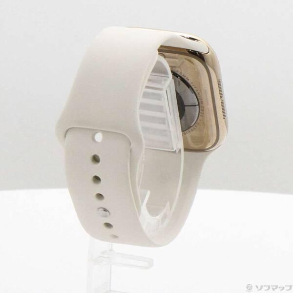 〔中古〕Apple(アップル) Apple Watch Series 10 GPS + Cellular 46mm ゴールドチタニウムケース スターライトスポーツバンド〔276-ud〕 |  | 02