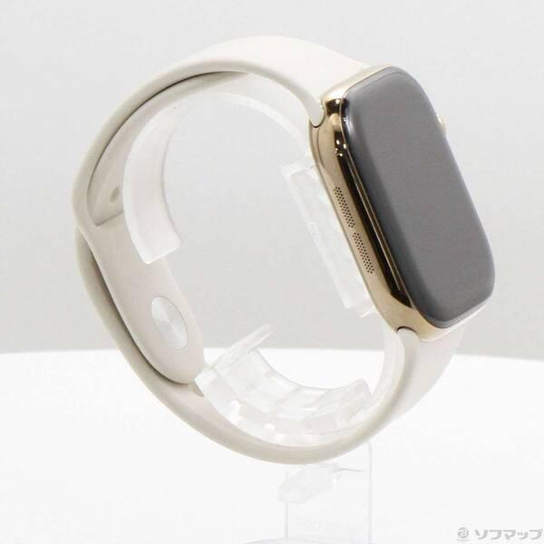 〔中古〕Apple(アップル) Apple Watch Series 10 GPS + Cellular 46mm ゴールドチタニウムケース スターライトスポーツバンド〔276-ud〕 |  | 03