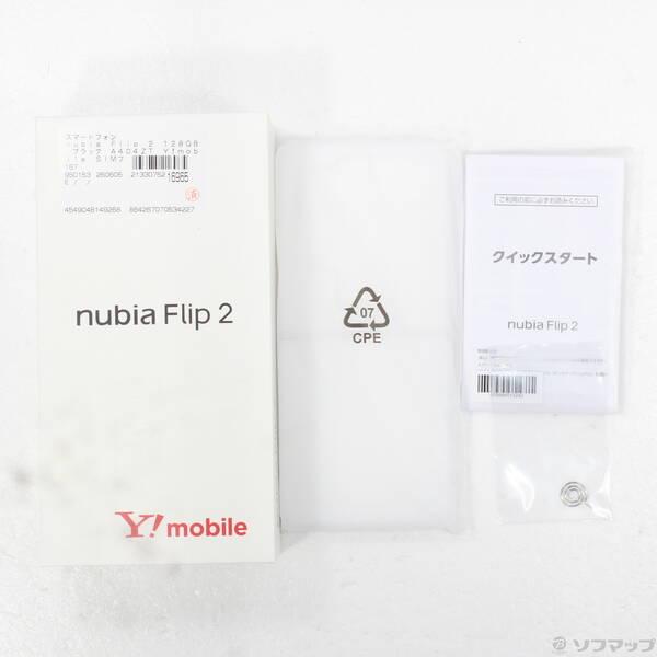 〔中古〕ZTE nubia Flip 2 128GB ブラック A404ZT Y!mobile SIMフリー〔368-ud〕 |  | 04