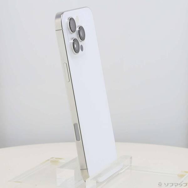 〔中古〕Apple(アップル) iPhone16 Pro Max 256GB ホワイトチタニウム MYWH3J／A SIMフリー〔262-ud〕 |  | 03