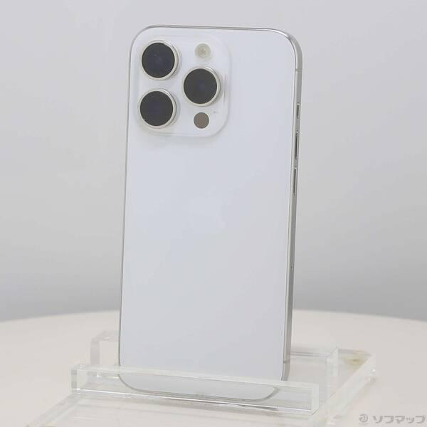 〔中古〕Apple(アップル) iPhone15 Pro 128GB ホワイトチタニウム MTU83J／A SIMフリー〔258-ud〕 | 