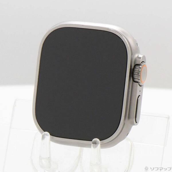 〔中古〕Apple(アップル) Apple Watch Ultra 2 GPS + Cellular 49mm ナチュラルチタニウムケース バンド無し〔377-ud〕 | 