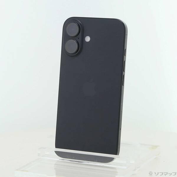 〔中古〕Apple(アップル) iPhone16 128GB ブラック MYDQ3J／A SIMフリー〔377-ud〕 | 