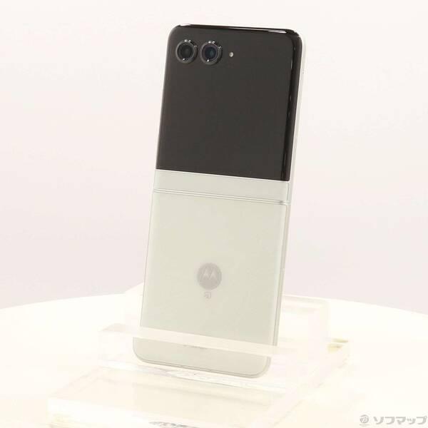 〔中古〕Motorola(モトローラ) motorola razr 60 512GB ライトスカイホワイト PB8E0002JP SIMフリー〔258-ud〕 | 