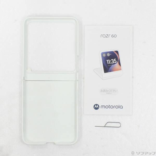 〔中古〕Motorola(モトローラ) motorola razr 60 512GB ライトスカイホワイト PB8E0002JP SIMフリー〔258-ud〕 |  | 04