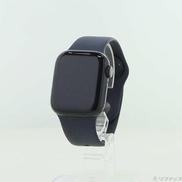 〔中古〕Apple(アップル) Apple Watch Series 9 GPS 41mm ミッドナイトアルミニウムケース ミッドナイトスポーツバンド〔377-ud〕 | 