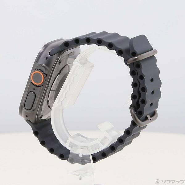 〔中古〕Apple(アップル) Apple Watch Ultra 3 GPS + Cellular 49mm ブラックチタニウムケース ブラックオーシャンバンド〔377-ud〕 |  | 01