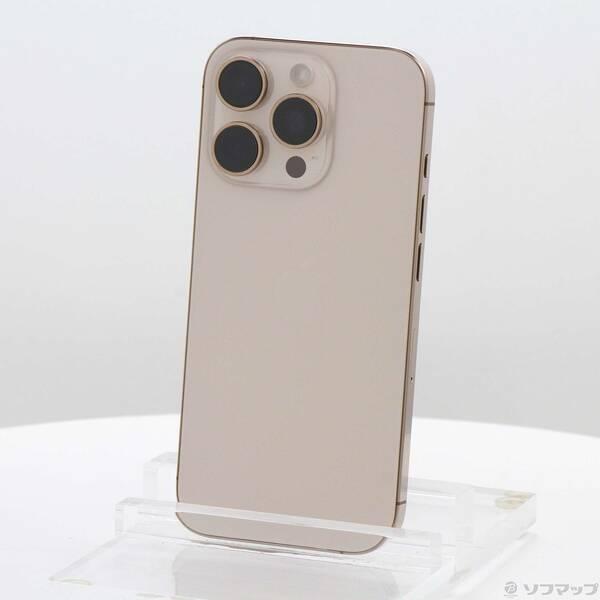 〔中古〕Apple(アップル) iPhone16 Pro 128GB デザートチタニウム MYMX3J／A SIMフリー〔377-ud〕 | 