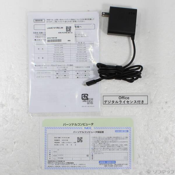 〔中古〕NEC(エヌイーシー) 〔展示品〕 LAVIE N13 Slim PC-N1355LAM ポーラーブルー〔198-ud〕 |  | 04