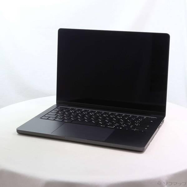 〔中古〕〔展示品〕 MacBook Pro 14.2-inch Late-2025 MDE34J／A Apple M5 10コアCPU_10コアGPU 24GB SSD1TB スペースブラック 〔26.3 Tahoe〕〔262-ud〕 | 