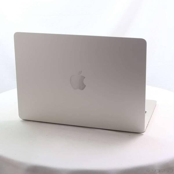 〔中古〕〔展示品〕 MacBook Air 13.6-inch Late-2024 MC7W4J／A Apple M2 8コアCPU_8コアGPU 16GB SSD256GB スターライト 〔26.3 Tahoe〕〔258-ud〕 |  | 02