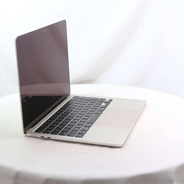 〔中古〕〔展示品〕 MacBook Air 13.6-inch Late-2024 MC7W4J／A Apple M2 8コアCPU_8コアGPU 16GB SSD256GB スターライト 〔26.3 Tahoe〕〔258-ud〕 |  | 03
