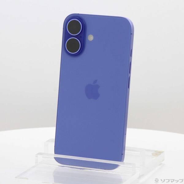 〔中古〕Apple(アップル) iPhone16 128GB ウルトラマリン MYDU3J／A SIMフリー〔258-ud〕 | 