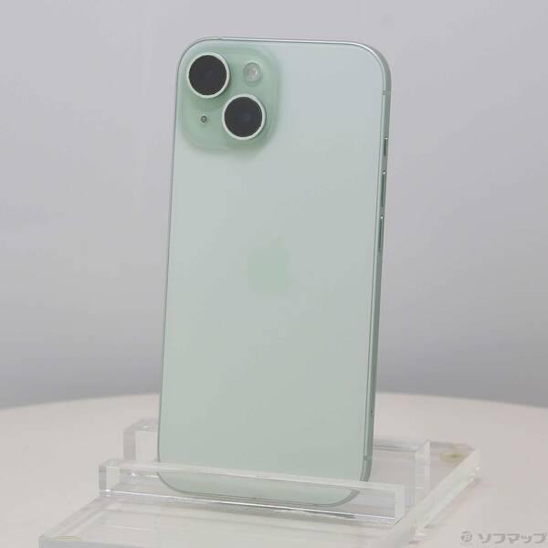 〔中古〕Apple(アップル) iPhone15 128GB グリーン MTMM3J／A SIMフリー〔262-ud〕 | 