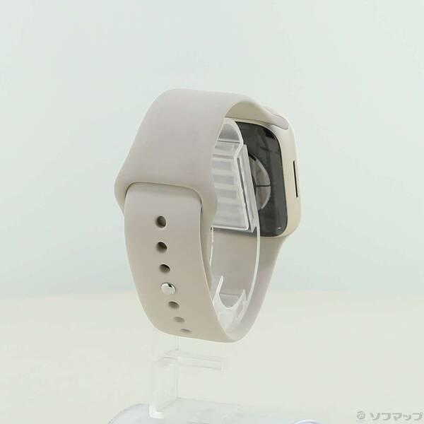 〔中古〕Apple(アップル) Apple Watch Series 8 GPS + Cellular 41mm スターライトアルミニウムケース スターライトスポーツバンド〔377-ud〕 |  | 02