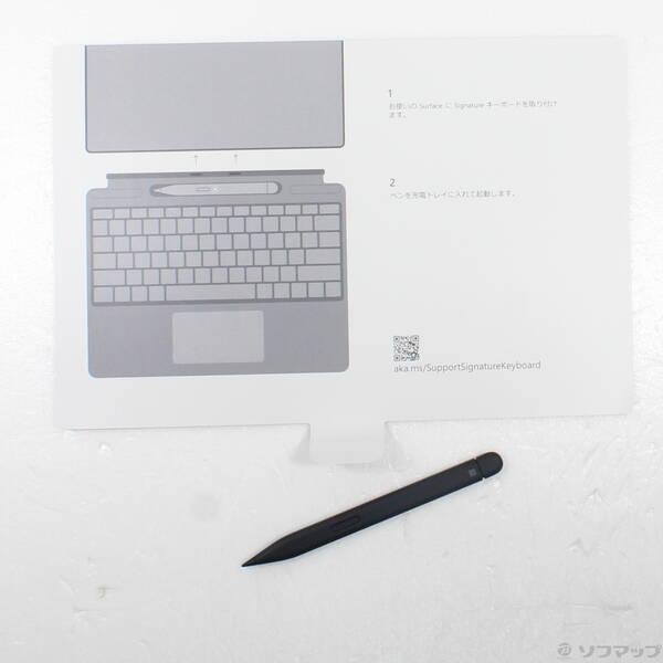 〔中古〕Microsoft(マイクロソフト) Surface Pro スリムペン2付き Signatureキーボード 8X6-00079 プラチナ〔198-ud〕 |  | 02