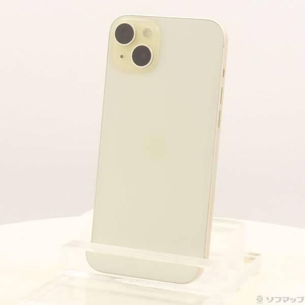 〔中古〕Apple(アップル) iPhone15 Plus 128GB イエロー MU0A3J／A SIMフリー〔262-ud〕 | 