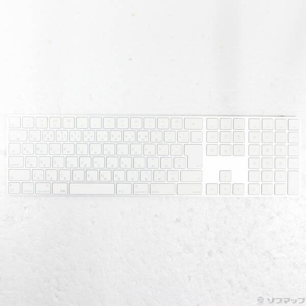 〔中古〕Apple(アップル) Magic Keyboard (テンキー付き) MQ052J／A シルバー〔262-ud〕 | 