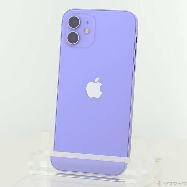 〔中古〕Apple(アップル) iPhone12 128GB パープル MJNJ3J／A SIMフリー〔198-ud〕 | 