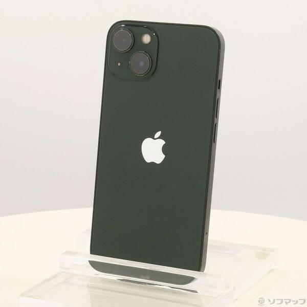 〔中古〕Apple(アップル) iPhone13 128GB グリーン MNGG3J／A SIMフリー〔377-ud〕 | 