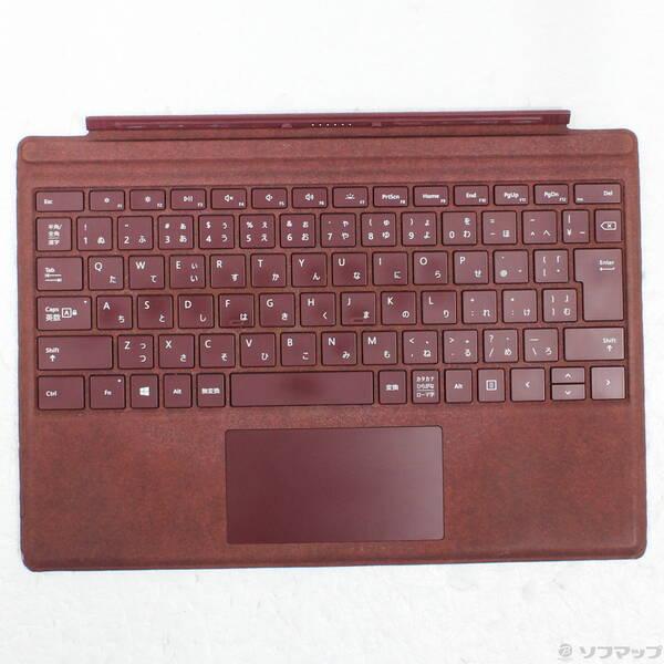 〔中古〕Microsoft(マイクロソフト) Surface Pro Signature Type Cover FFP-00059 バーガンディ〔269-ud〕 | 