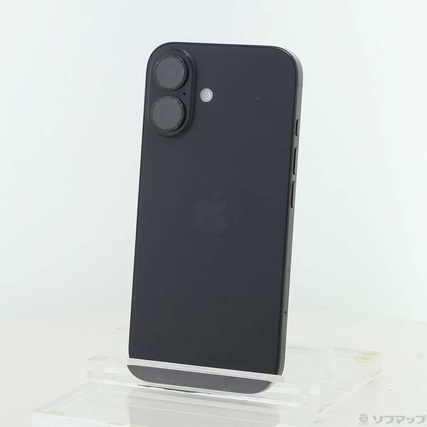 〔中古〕Apple(アップル) iPhone16 128GB ブラック MYDQ3J／A SIMフリー〔377-ud〕 | 