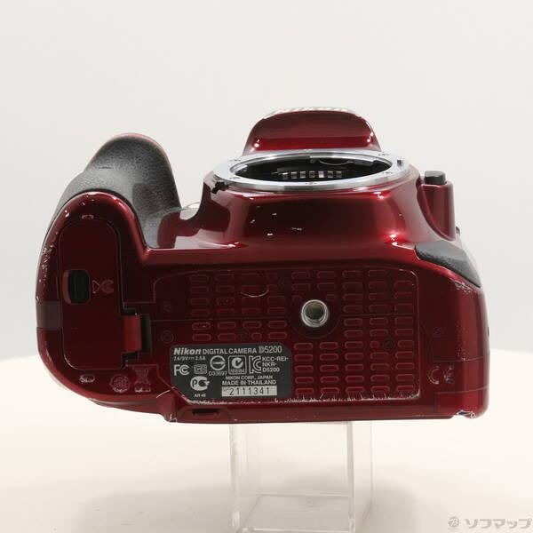 〔中古〕Nikon(ニコン) NIKON D5200 ボディ (レッド)〔276-ud〕 |  | 04
