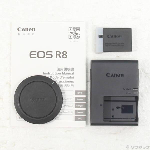 中古〕Canon(キヤノン) EOS R8 ブラック ボディ〔371-ud