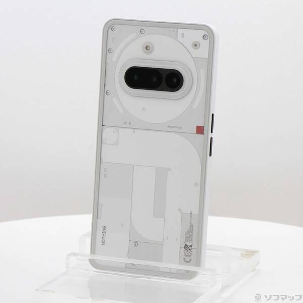 〔中古〕Nothing Phone (3a) 128GB ホワイト A10400155 SIMフリー〔262-ud〕 | 