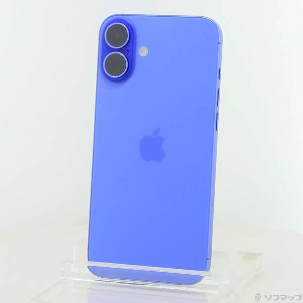〔中古〕Apple(アップル) iPhone16 Plus 128GB ウルトラマリン MXVE3J／A SIMフリー〔371-ud〕 | 