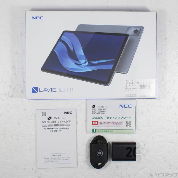 〔中古〕NEC(エヌイーシー) LAVIE Tab T11 128GB ルナグレー PC-T1165KAS Wi-Fi〔295-ud〕 |  | 04