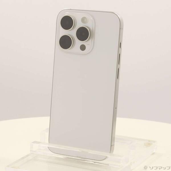 中古〕Apple(アップル) iPhone15 Pro 256GB ホワイトチタニウム MTUD3J