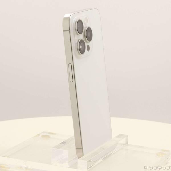 中古〕Apple(アップル) iPhone15 Pro 256GB ホワイトチタニウム MTUD3J