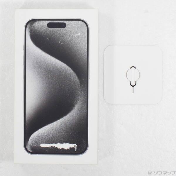 中古〕Apple(アップル) iPhone15 Pro 256GB ホワイトチタニウム MTUD3J
