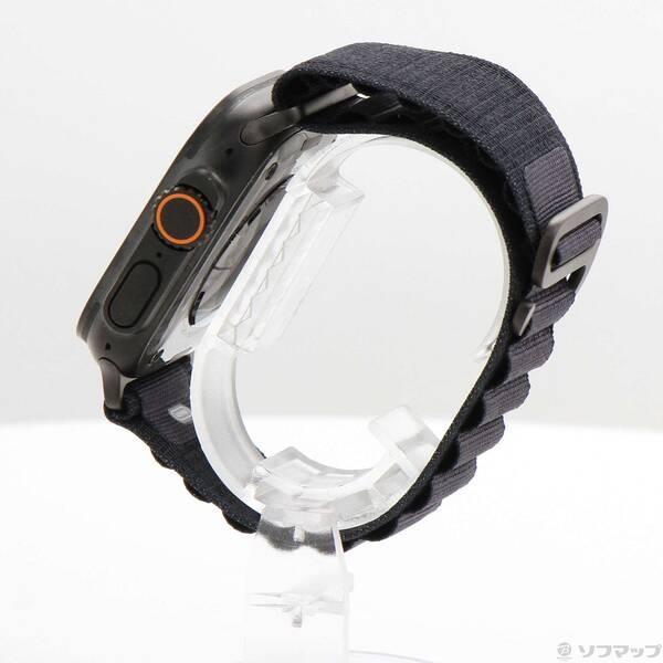 〔中古〕Apple(アップル) Apple Watch Ultra 3 GPS + Cellular 49mm ブラックチタニウムケース ブラックアルパインループ〔377-ud〕 |  | 01