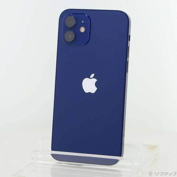 〔中古〕Apple(アップル) iPhone12 64GB ブルー NGHR3J／A SIMフリー〔377-ud〕 | 