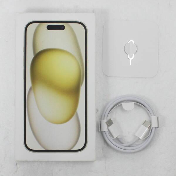 〔中古〕Apple(アップル) iPhone15 128GB イエロー MTMK3J／A SIMフリー〔262-ud〕 |  | 04