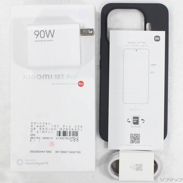 〔中古〕XIAOMI Xiaomi 15T Pro 256GB モカゴールド MZB0KX0JP SIMフリー〔377-ud〕 |  | 04